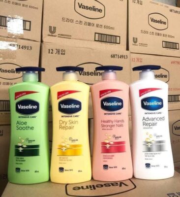 Vaseline Intensive Care Body Lotion – USA Smart Pump Edition (600ml)Premium Wholesale Pallet Deal